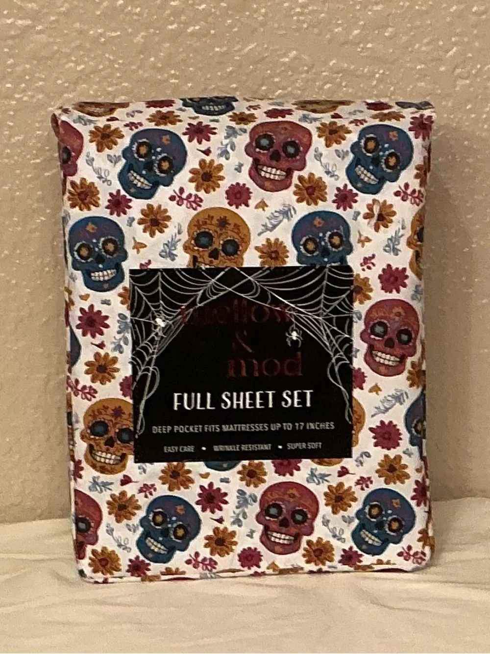 Mellow & Mod Halloween Sugar Skulls Full Sheet Set